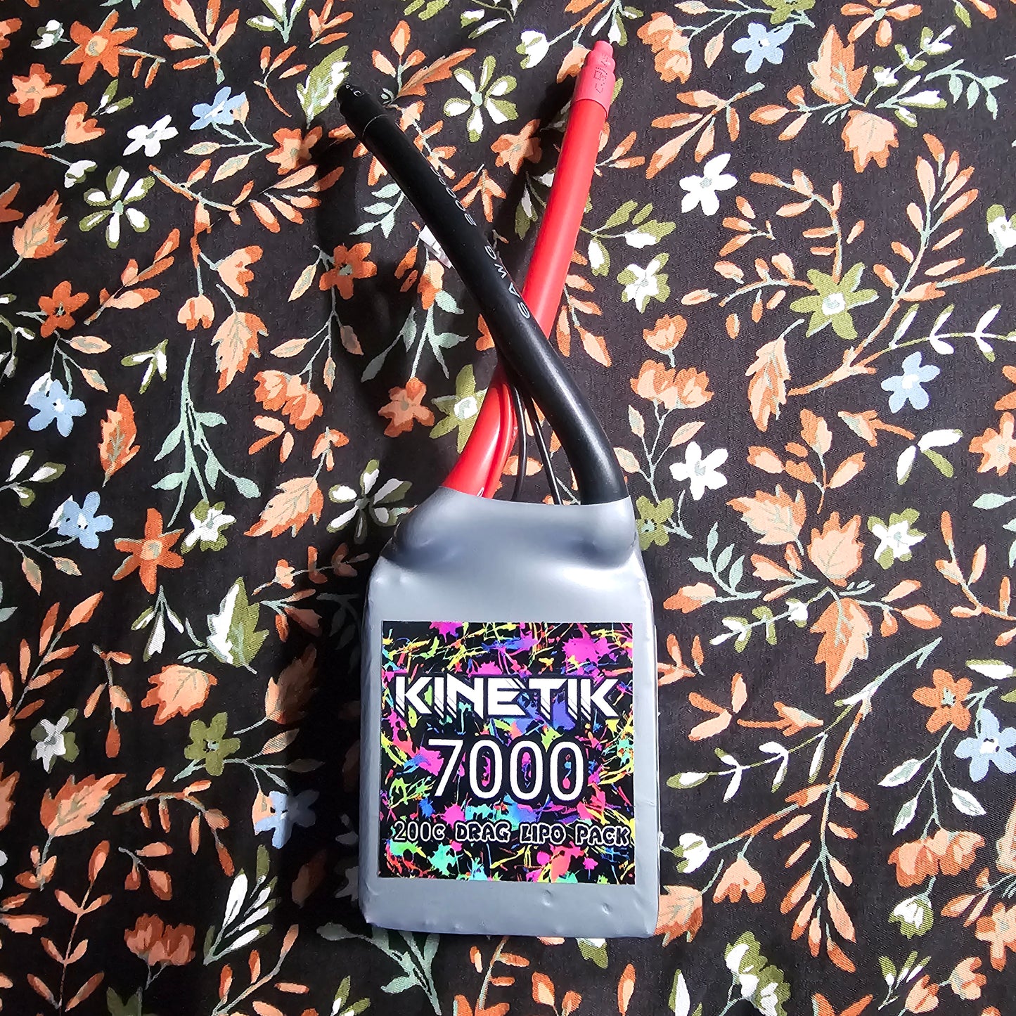 Rc drag pack Kinetik 2s6p 7000mah wire connector Qs8