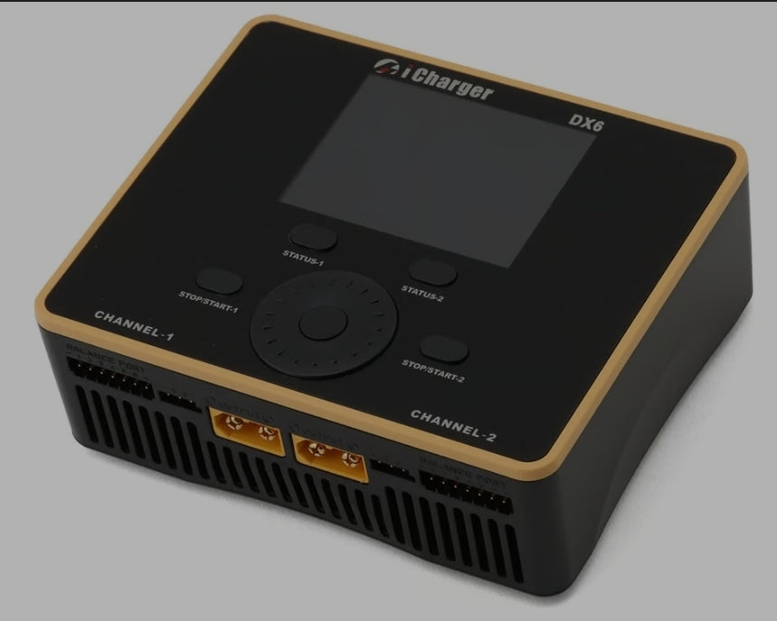 New Junsi iCharger DX6 DC Dual LiPo/Life/NiMH/NiCD Battery Charger (6S/50A/1500W)
