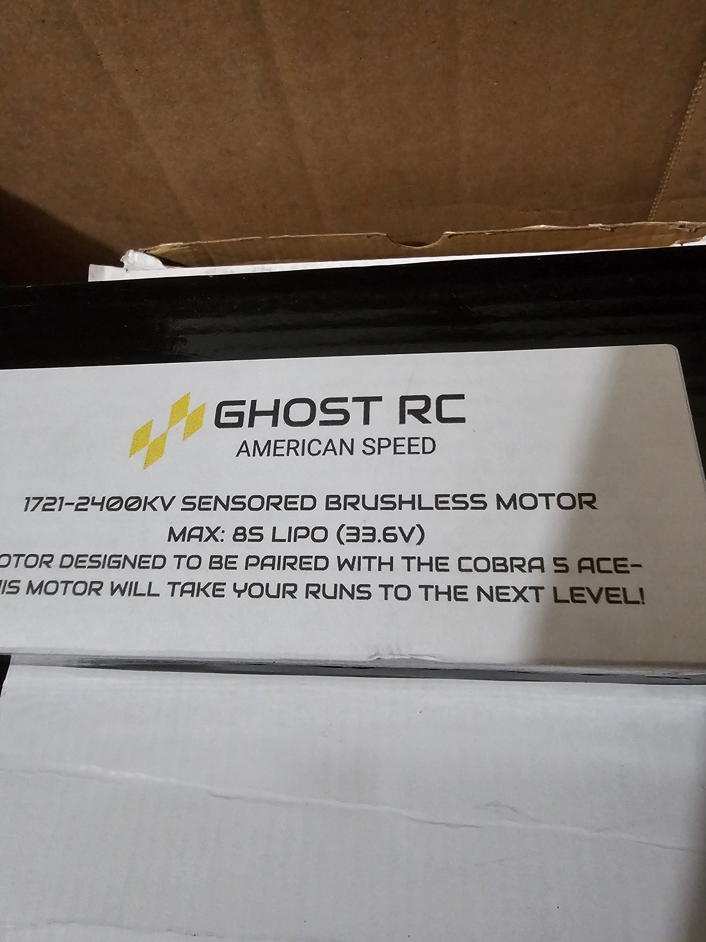New Ghost RC 1721 1/5 Drag Racing & Speed Run Sensored Brushless Motor (2400kV