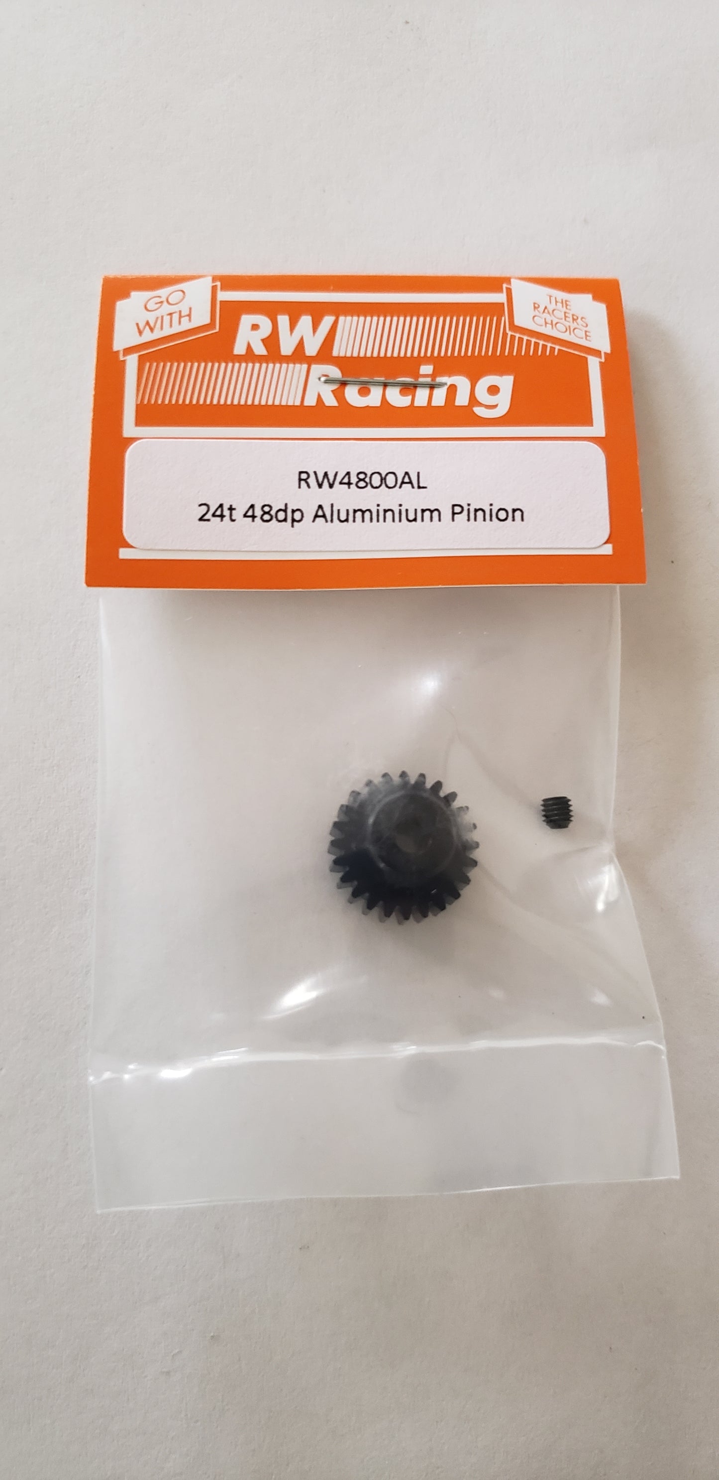 RW Racing Pinion motor 24 tooth 48 pitch for RC Cars - HmsProOutletParts RC Hobbies