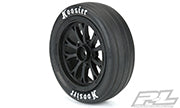 Pomona Drag Spec 2.2" Black Front Wheels - HmsProOutletParts RC Hobbies