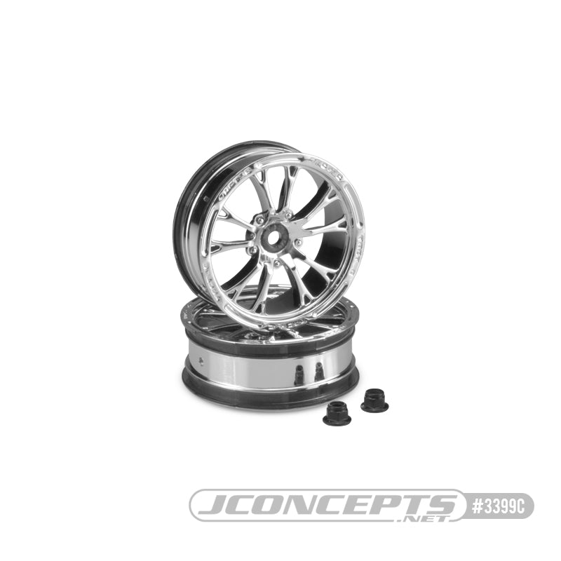 TACTIC - STREET ELIMINATOR FRONT WHEEL 2.2" - (CHROME) - HmsProOutletParts RC Hobbies