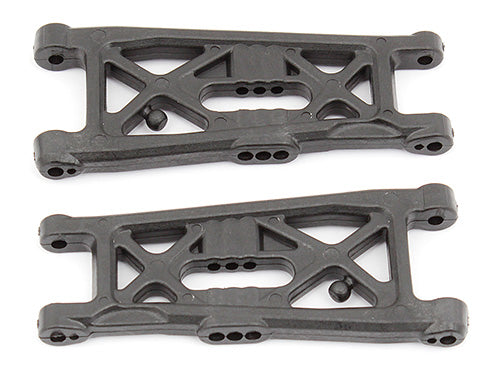 RC10B6 Flat Front Suspension Arms, hard - HmsProOutletParts RC Hobbies
