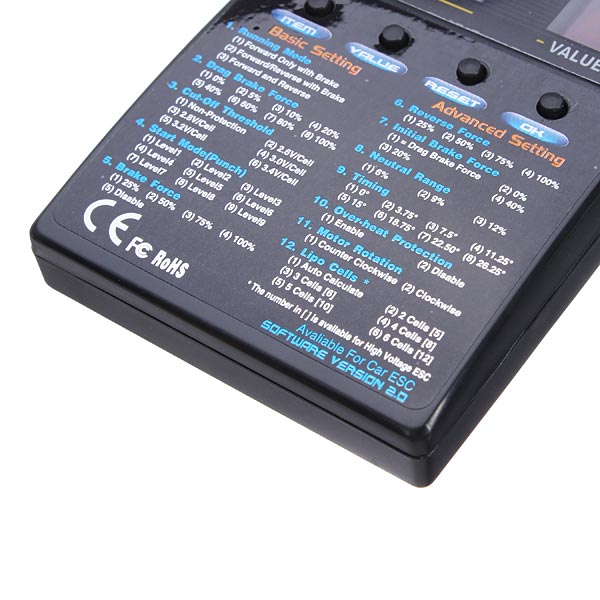 LED Program Card HobbyWing - HmsProOutletParts RC Hobbies