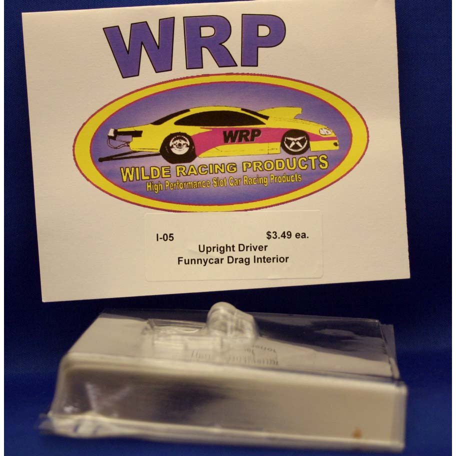 WRP I-05 FUNNY CAR INTERIOR UPRIGHT DRIVER - HmsProOutletParts RC Hobbies