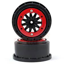 F-11 2.2"/3.0" Red/Black Bead-Loc Wheels - HmsProOutletParts RC Hobbies