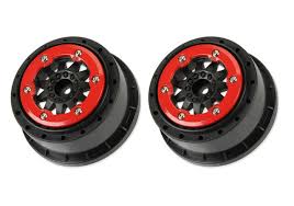 F-11 2.2"/3.0" Red/Black Bead-Loc Wheels - HmsProOutletParts RC Hobbies