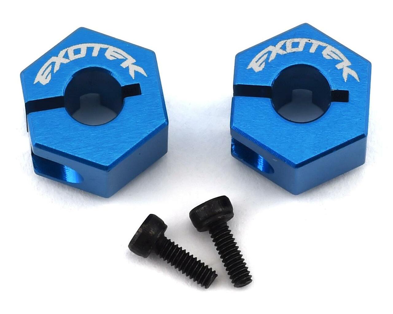 Exotek Racing 1977 DR10 Aluminum Rear Clamping Hex (2) - HmsProOutletParts RC Hobbies
