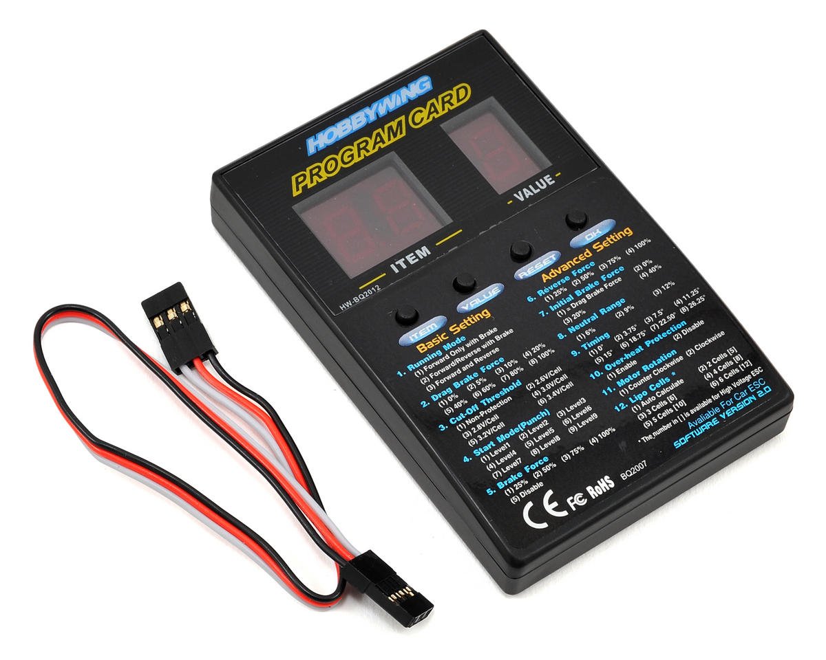 LED Program Card HobbyWing - HmsProOutletParts RC Hobbies