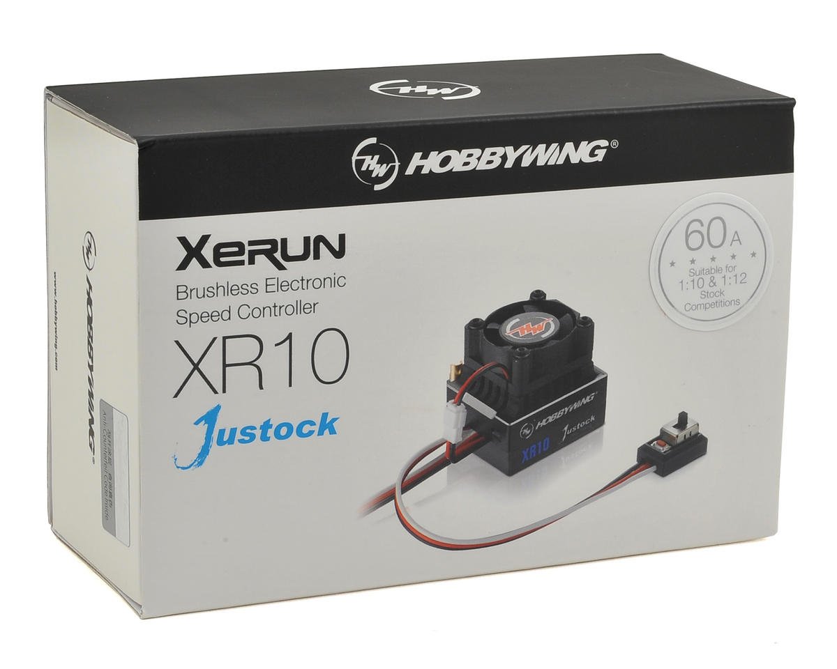 Hobbywing XERUN XR10 Justock 1/10 Sensored Brushless ESC - HmsProOutletParts RC Hobbies