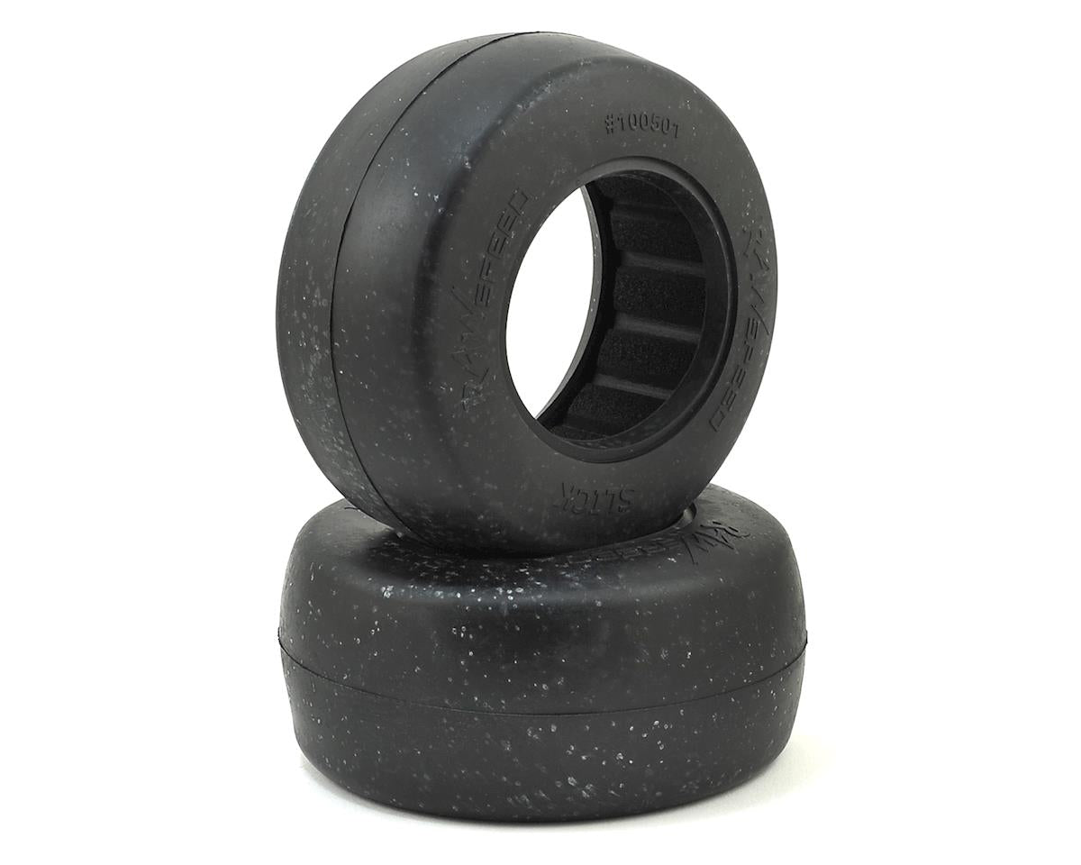 Raw Speed RC Slick Short Course No Prep Drag Racing Tires (2) - HmsProOutletParts RC Hobbies