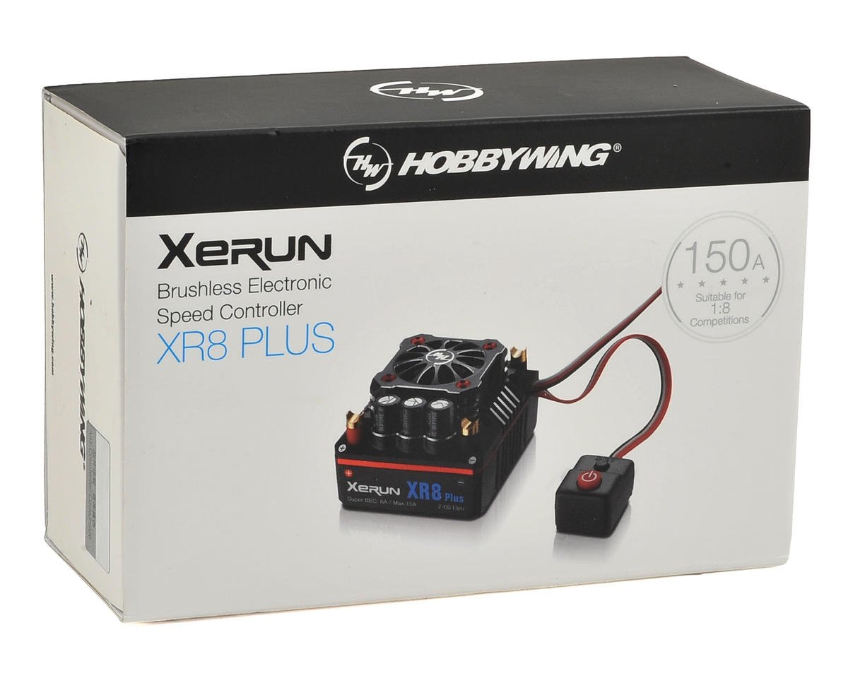 Hobbywing Xerun XR8 Plus 1/8 Competition Sensored Brushless ESC - HmsProOutletParts RC Hobbies