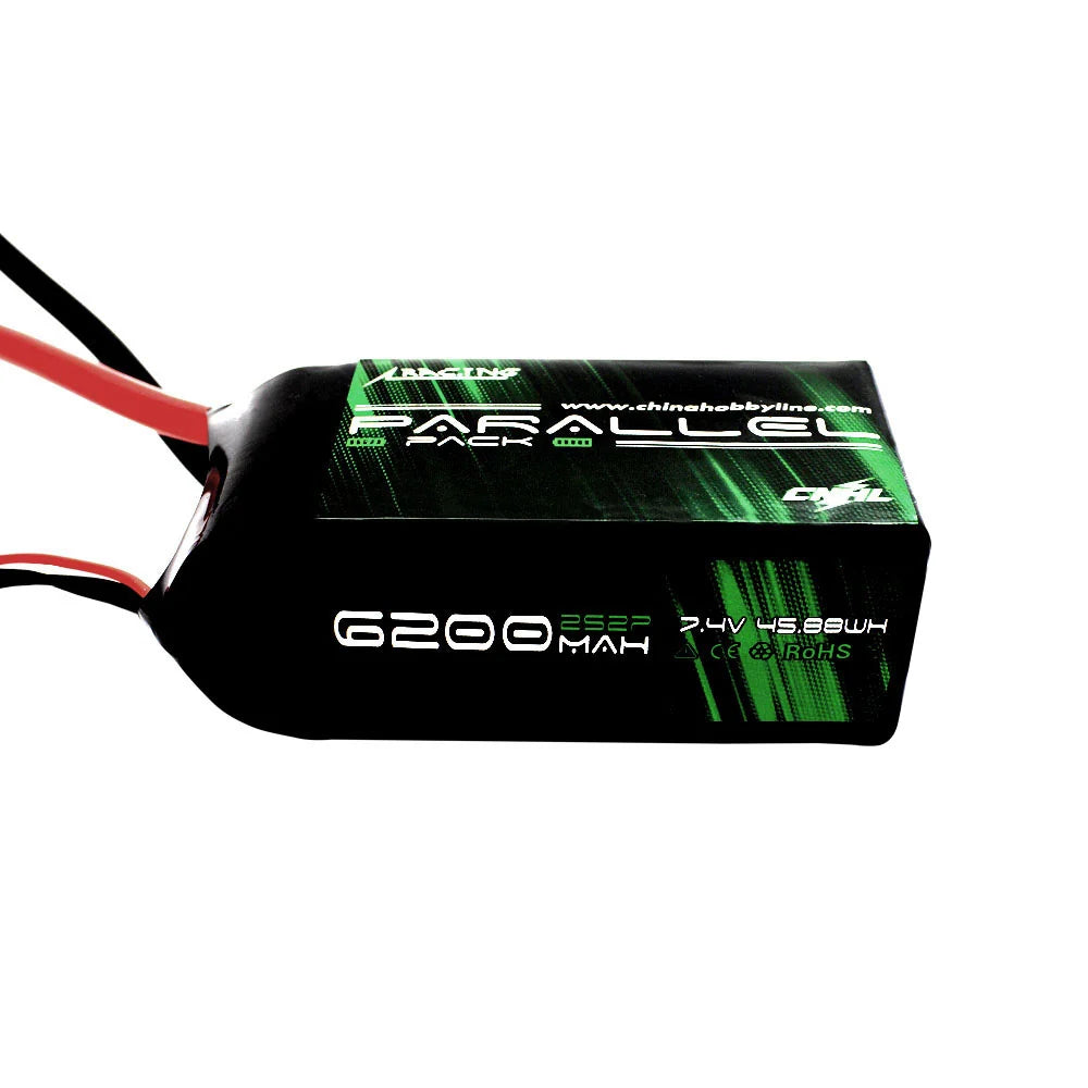 CNHL Parallel Series 2S Shorty LiPo Battery 90C/120C – 6200mAh & 4400mAh Soft Pack for RC Cars