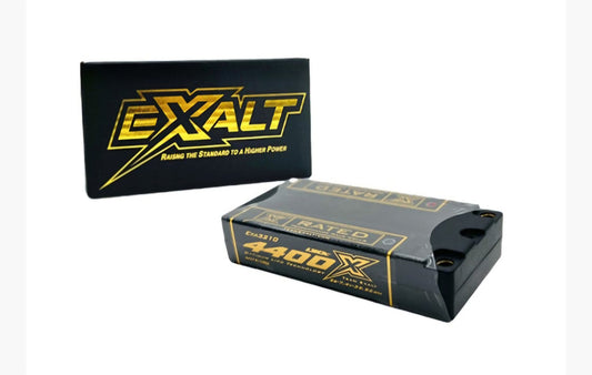 Exalt Racing 2s shorty Pack 130c 4400mah 7.4v Exa3210