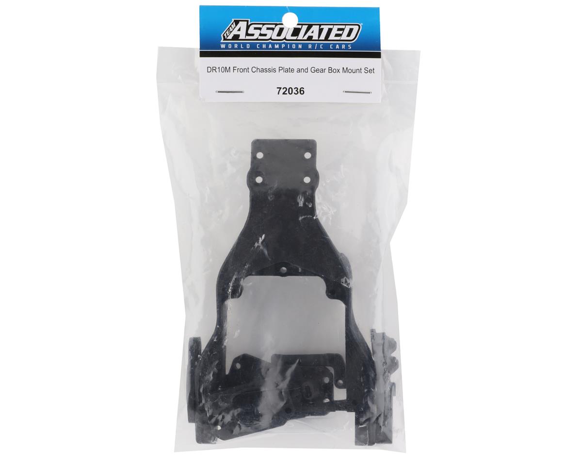 Team Associated DR10M Front Chassis Plate & Gearbox Mount Set