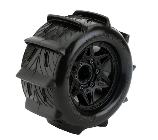 Powerhobby Rooster 2.8 Belted Paddle Tires 1/10 para arena y nieve (12/14/17 mm)