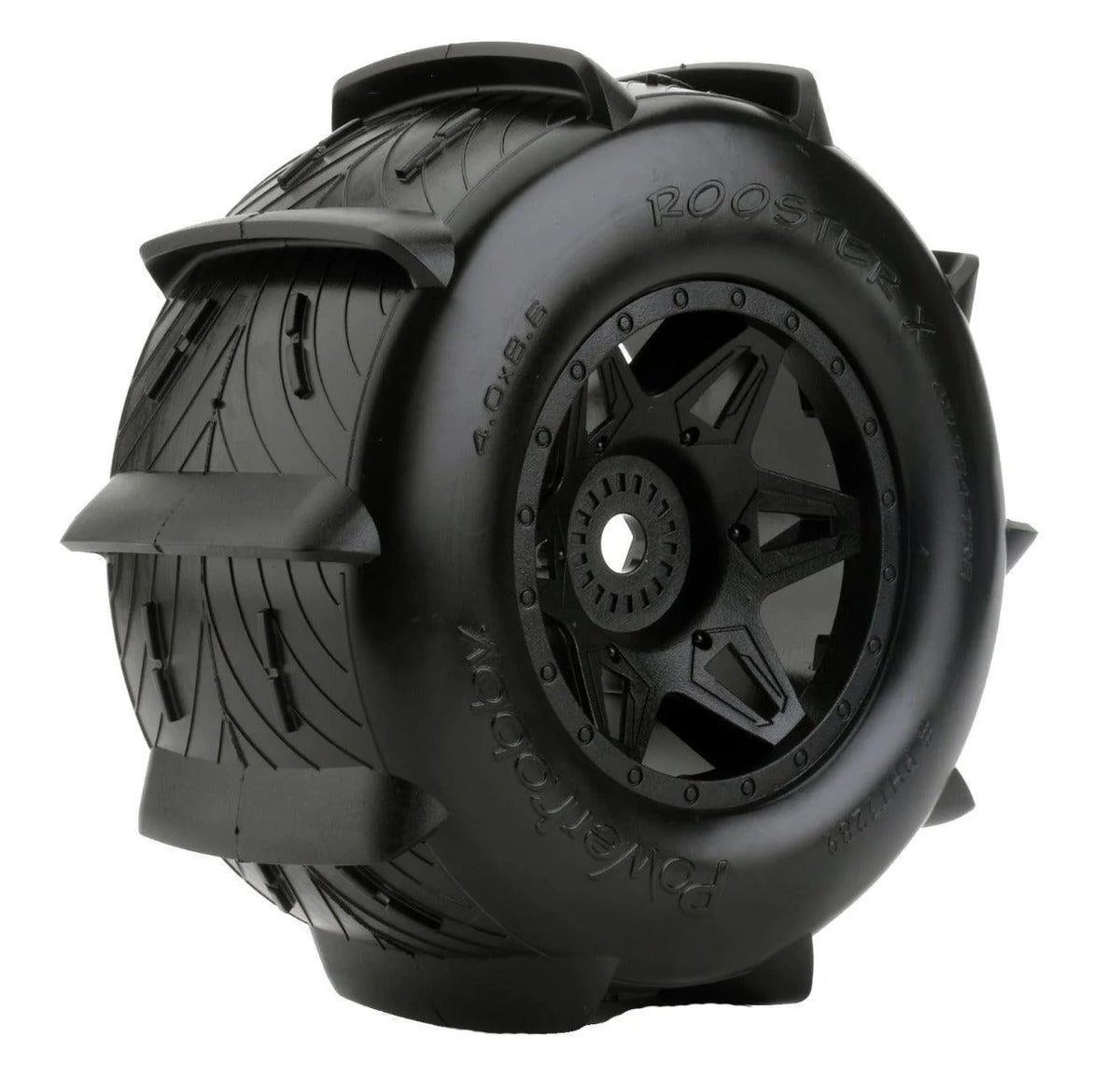 Powerhobby Rooster X Belted Paddle Sand Snow Tires 1/5 para Traxxas X-Maxx