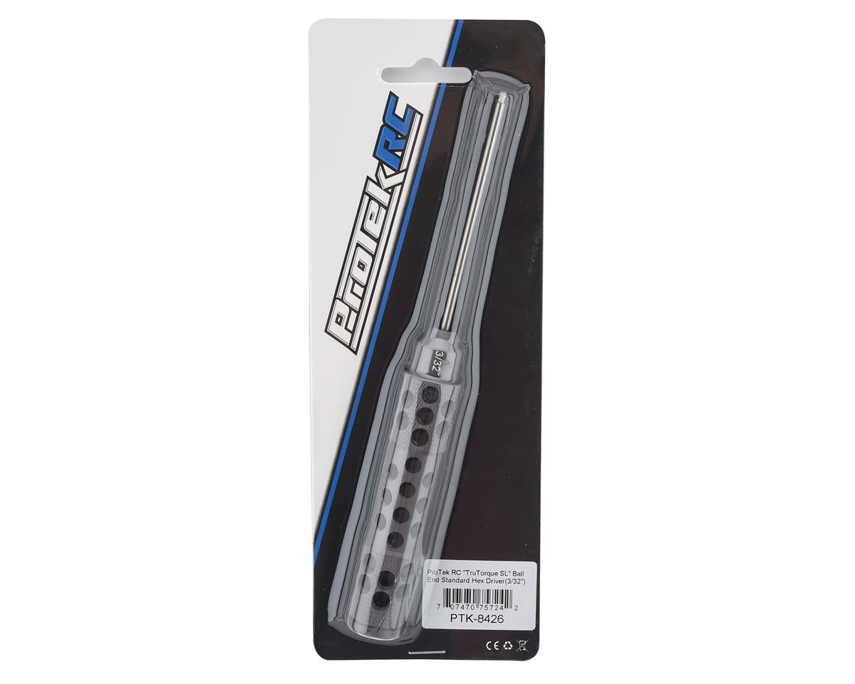 ProTek RC TruTorque SL Ball End Standard Hex Driver - 3/32"