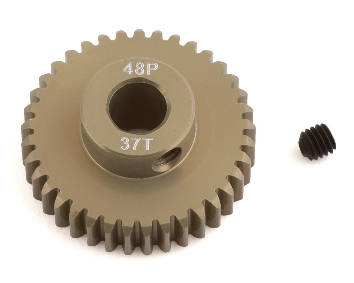 Protek RC 48P 3.17mm Bore Hard-Anodized Aluminum Pinion Gear 37T