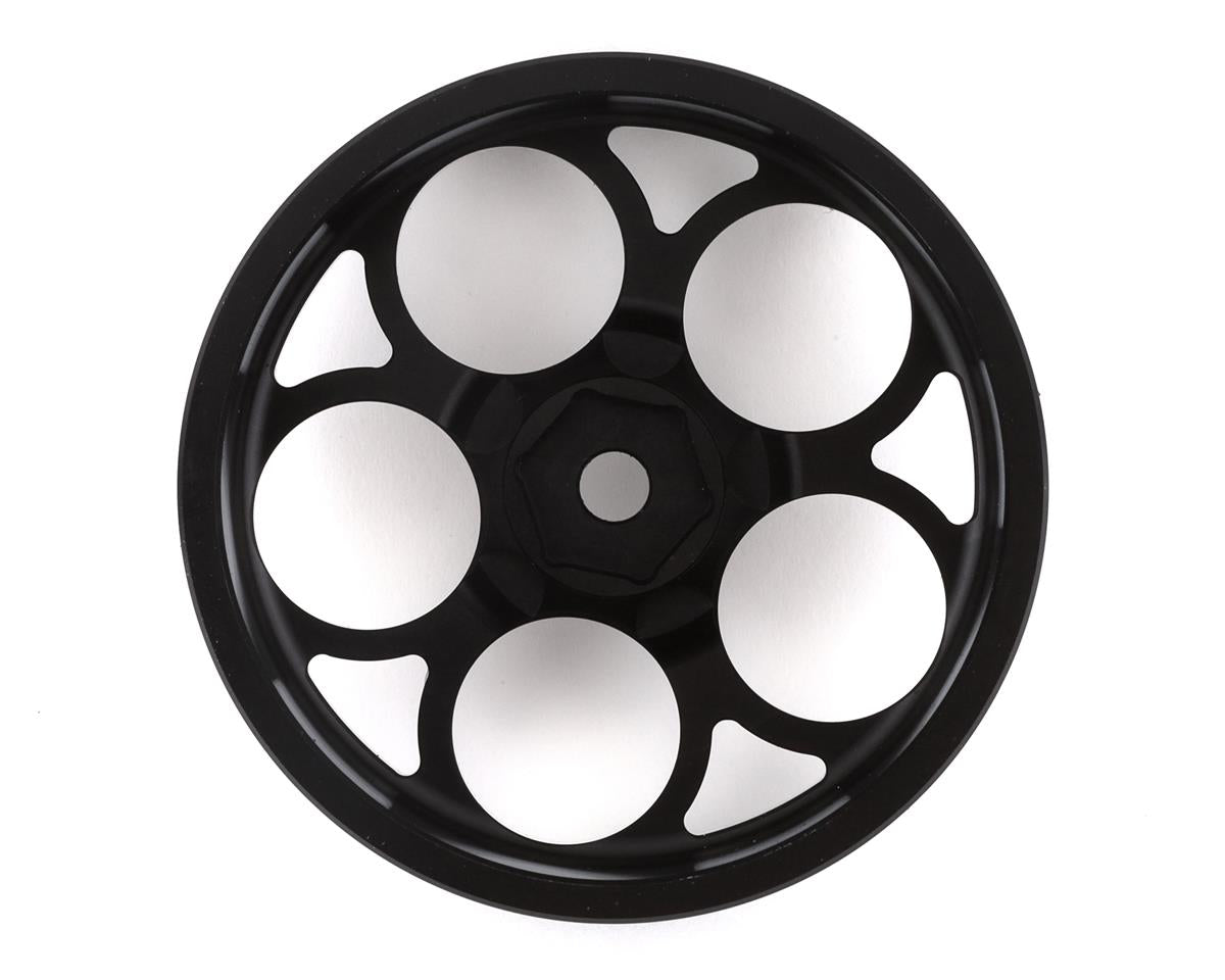 SSD RC 5 Hole Aluminum Front 2.2" Drag Racing Wheels (Black) (2)