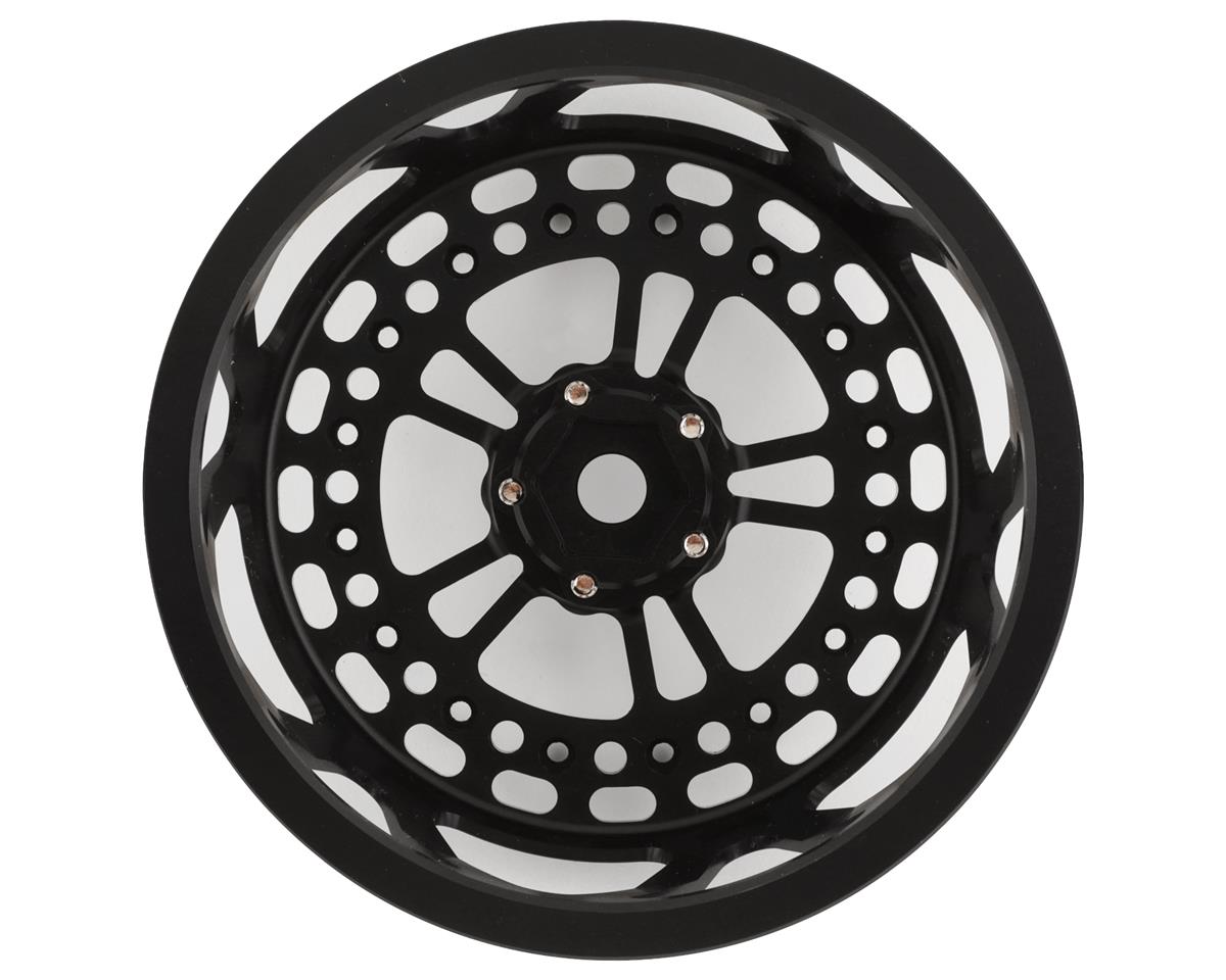 SSD RC V Spoke Lightweight Drag Rear Main Wheel Inserts (Black) (2)