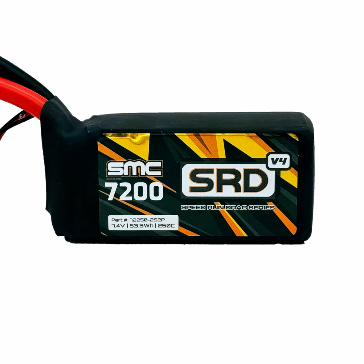 SMC 2S2P SRD-V4 Drag Pack LiPo Battery (7.4V/7200mAh/250C)