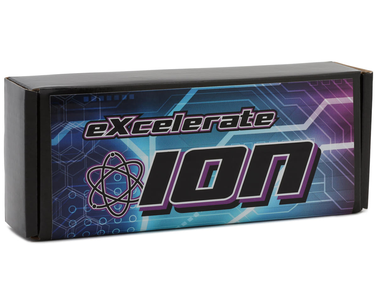 eXcelerate ION 2S 250C Drag Race LiPo Battery – 7.4V 6500mAh Soft Case
