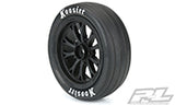 Pomona Drag Spec 2.2" Black Front Wheels - HmsProOutletParts RC Hobbies 