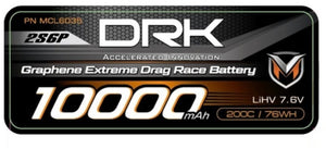 DRK 10000 MAH 2S6P 200C Drag GRAPHENE EXTREME DRAG RACE BATTERY (QS8) - HmsProOutletParts RC Hobbies 